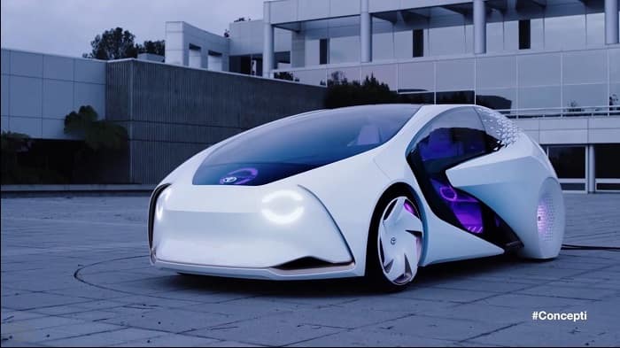 Check out the Toyota Concept-i autonomous vehicle.