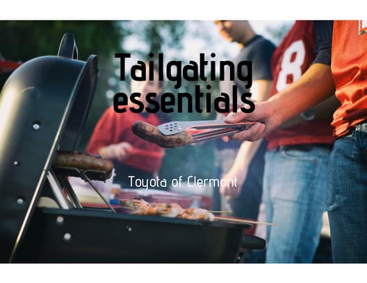 Tailgating essentials from Toyota of Clermont.