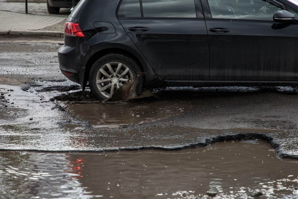 pothole damage