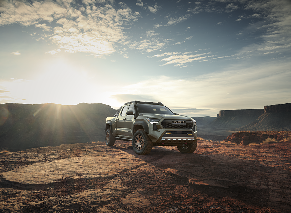 2026 Toyota Tacoma on top of a hill