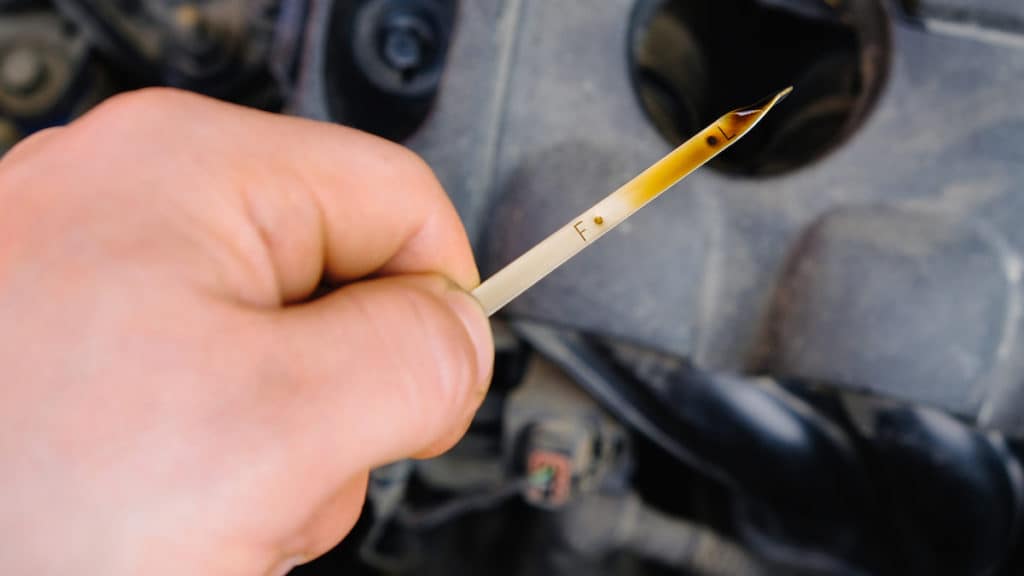 check your motor oil