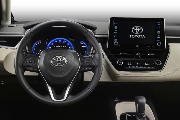 New Toyota compact sedan for sale.