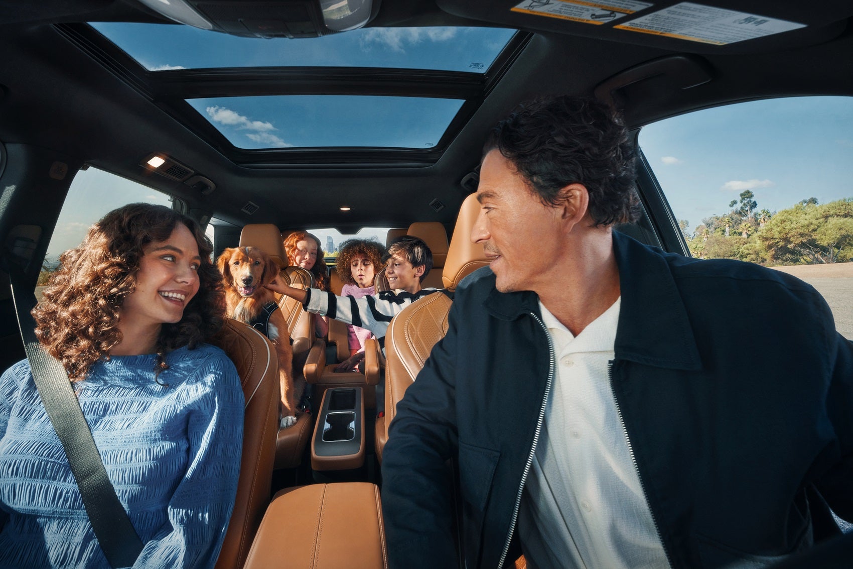 QX60 third-row seating and interior features