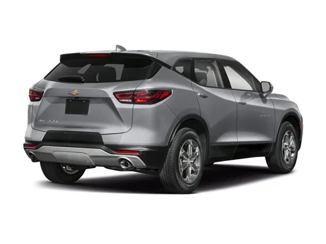 A silver Chevrolet Blazer