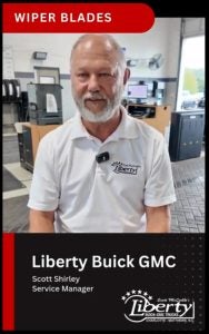 Liberty Buick GMC Service Manager, Scott Shirley discusses windshield wiper blade replacement