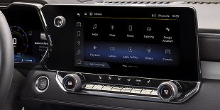 11.3-inch diagonal center touch-screen