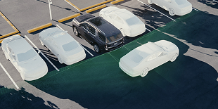 Reverse Automatic Braking with Rear Cross Traffic Braking