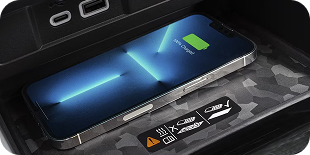 Available wireless phone&nbsp;charging*