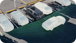 Reverse Automatic Braking with Rear Cross Traffic Braking* :22