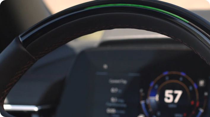 Available Super Cruise® hands-free driver assistance technology