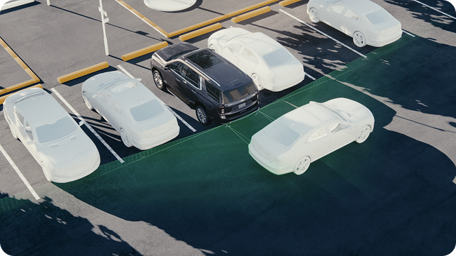 Reverse Automatic Braking combined with Rear Cross Traffic Braking* :24