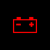 Battery warning icon