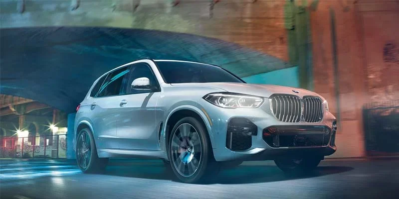 New BMW X5 Plug-in Hybrid SUV battery charging.