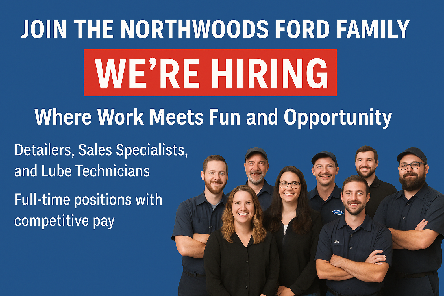 We are hiring