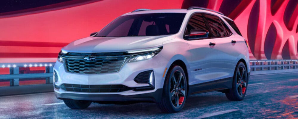 2023 Chevy Equinox driving down the road