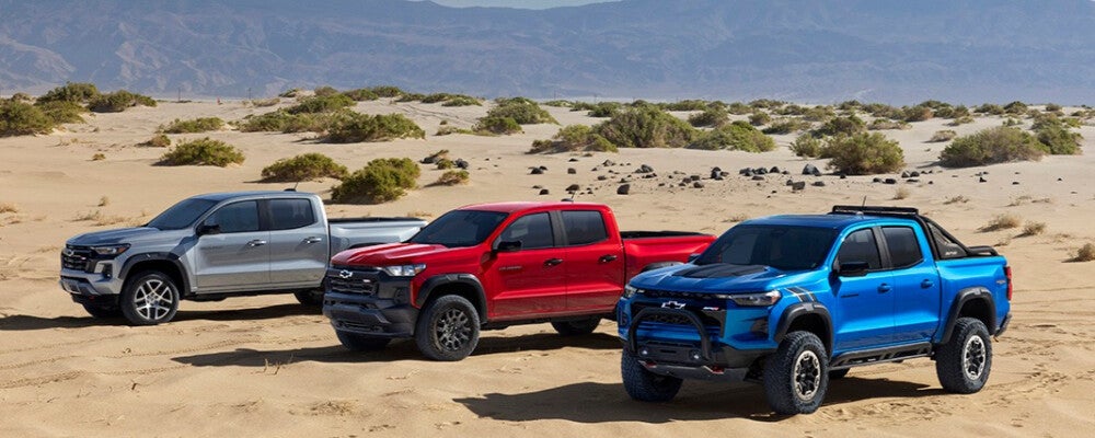 2023 Chevy Colorado truck lineup