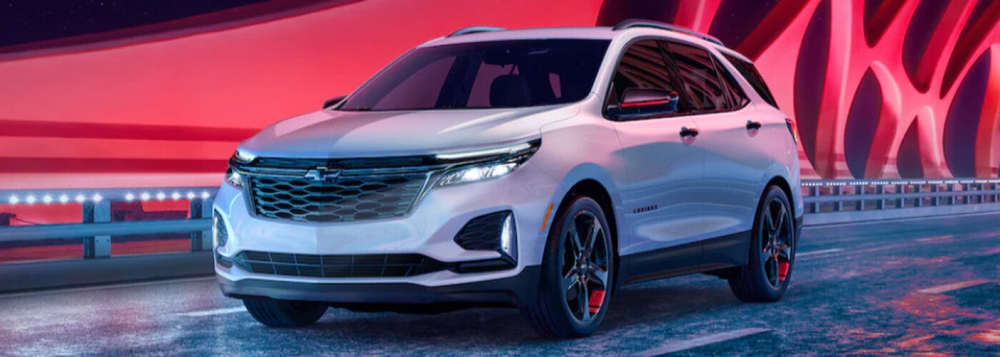 2023 Chevy Equinox driving down the road