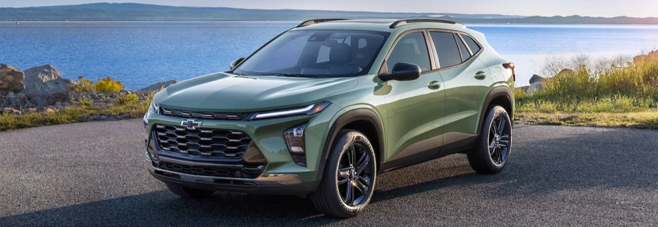 2024 Chevy Trax Parked by the Lake