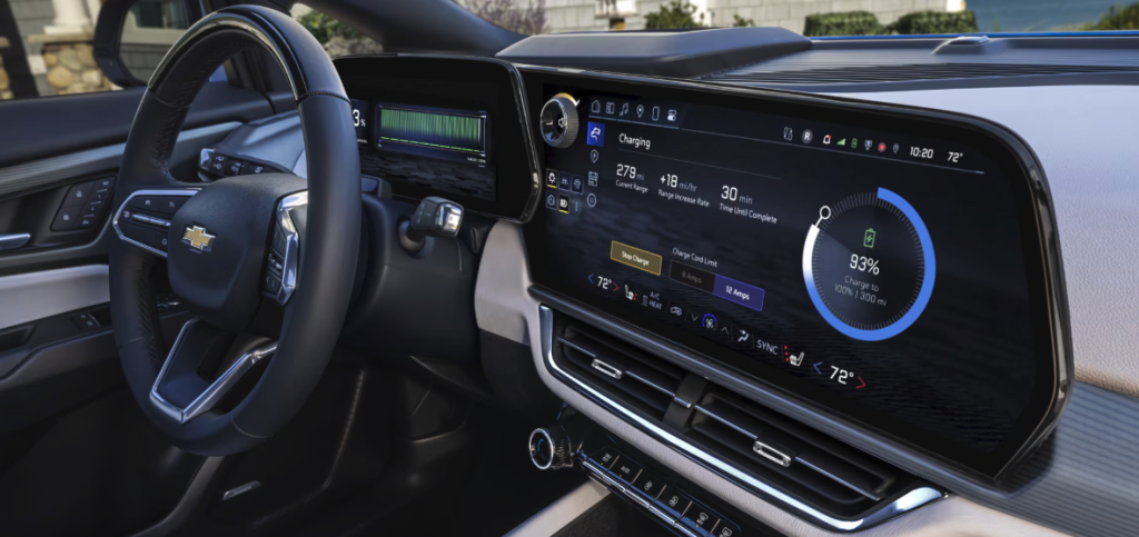 Interior of the 2026 Chevrolet Equinox EV for sale in Cherry Hill, NJ at Hessert Chevrolet of Cherry Hill