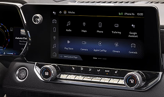 11.3-inch diagonal center touch-screen