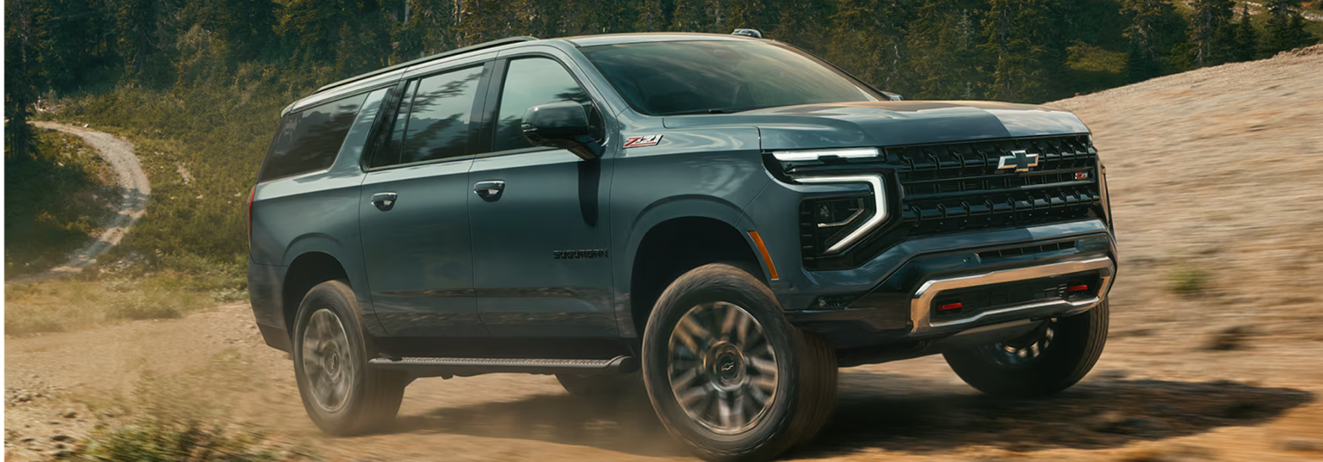 Chevrolet Suburban on road