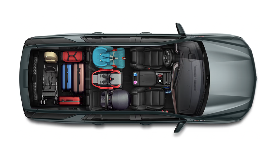 Tahoe family vacation cargo