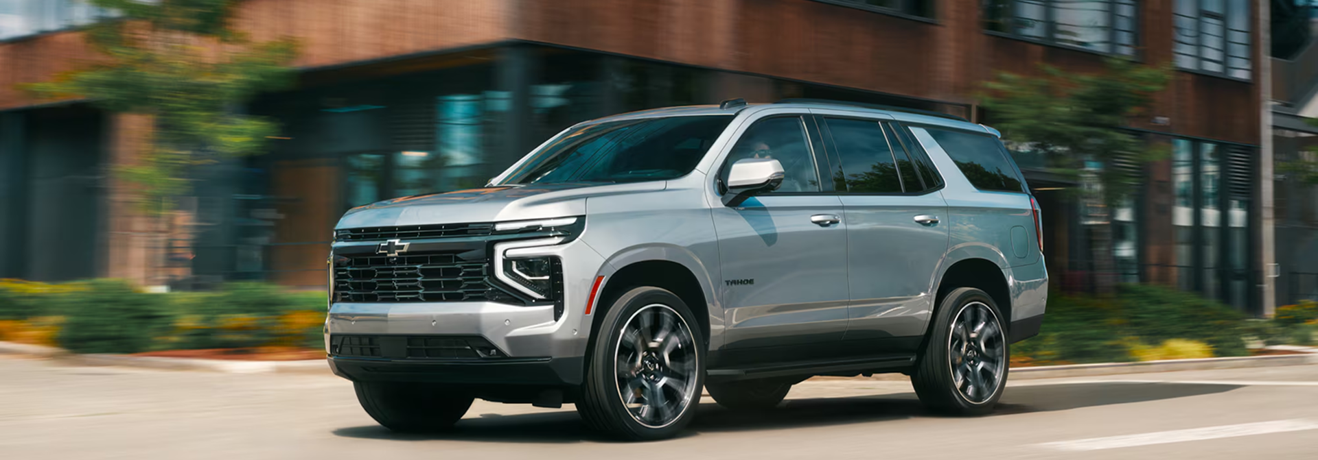 Chevrolet Tahoe driving