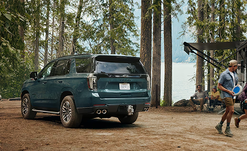 Chevrolet Tahoe on road