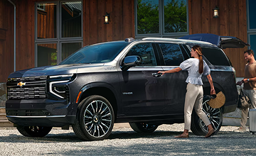 Chevrolet Tahoe at night