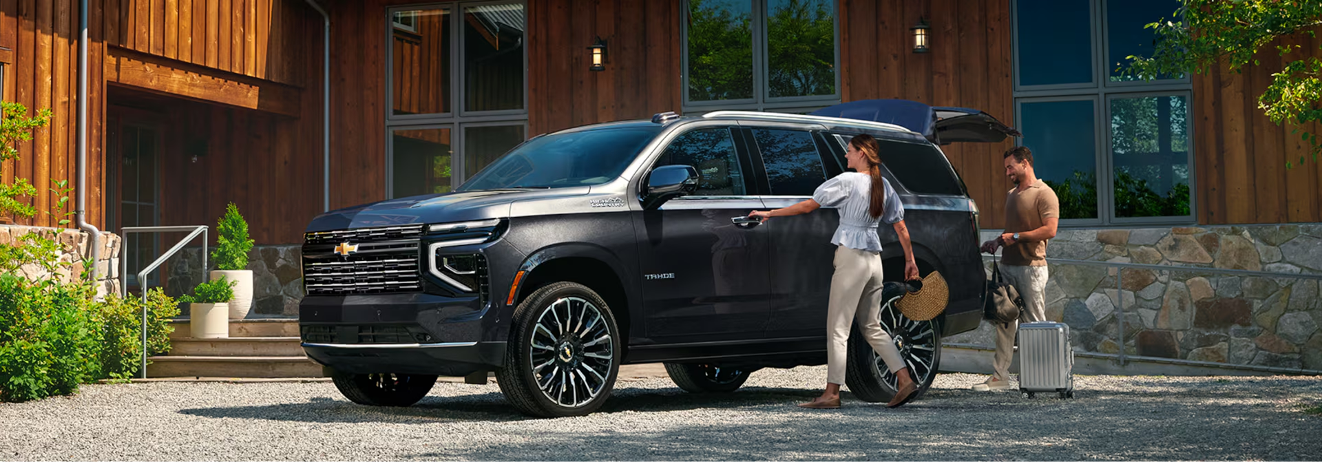 Chevrolet Tahoe at night