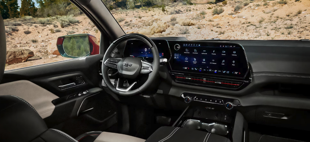 Interior of the 2026 Chevrolet Silverado EV for sale in Cherry Hill, NJ at Hessert Chevrolet of Cherry Hill