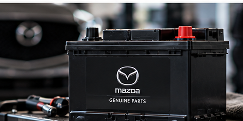Mazda battery and battery terminals