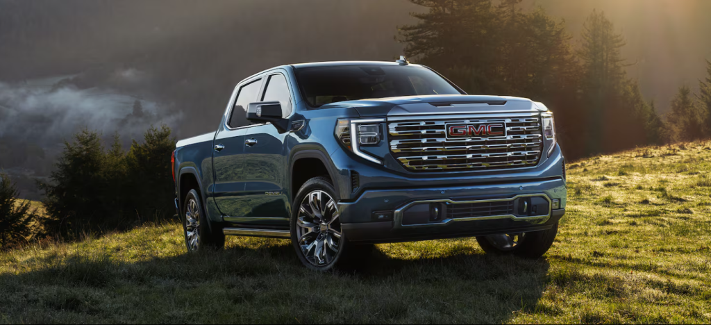 A 2026 GMC Sierra 1500 parked on some grass in Carthage, MS 