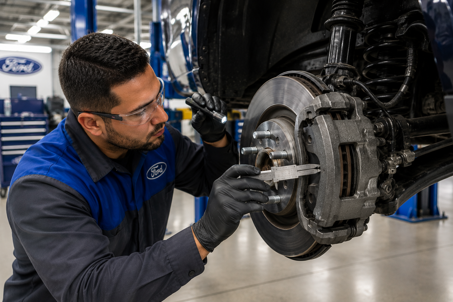 Ford brake repair service at Diamond Ford in Lancaster California