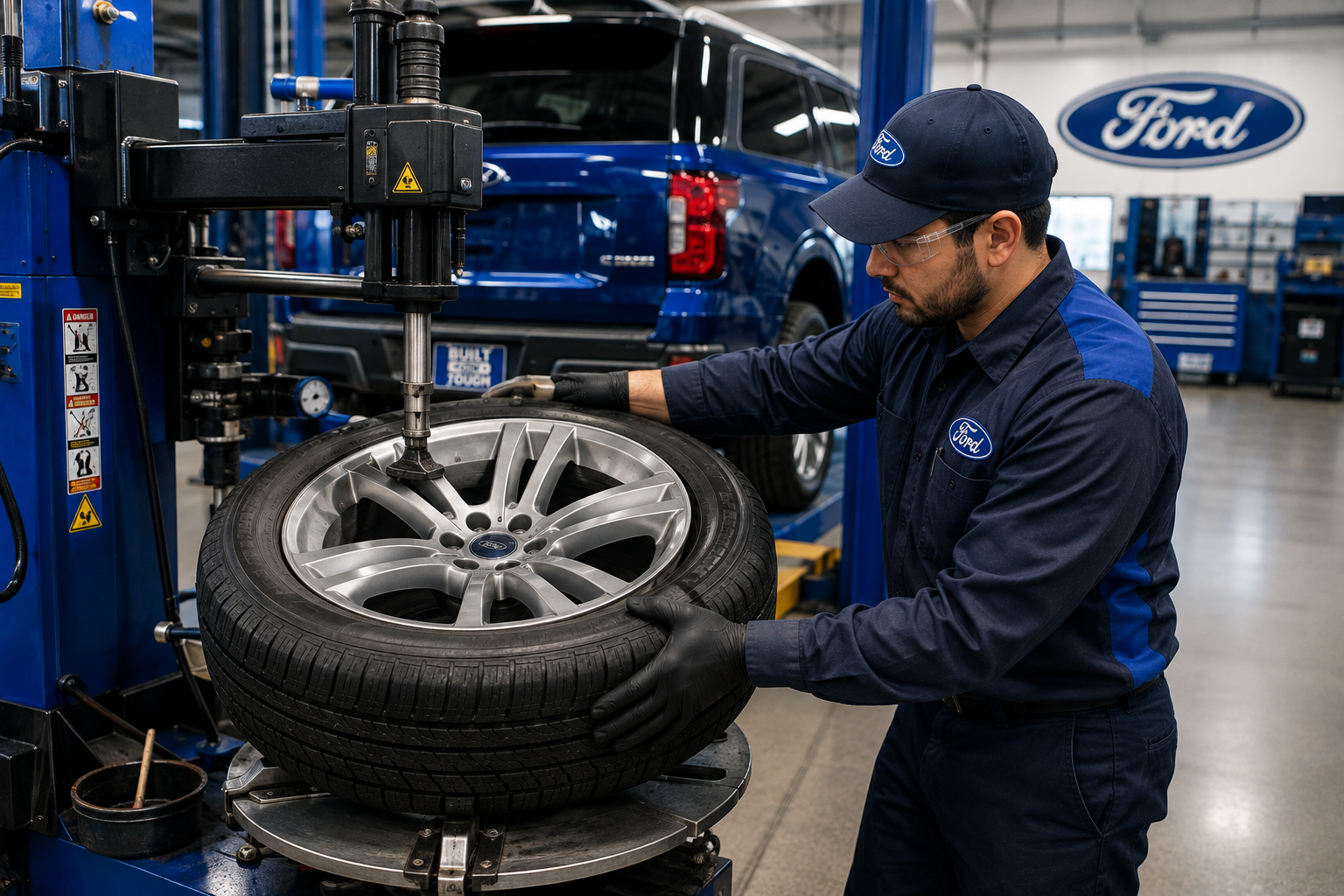 Ford tire balancing and tire service in Lancaster California