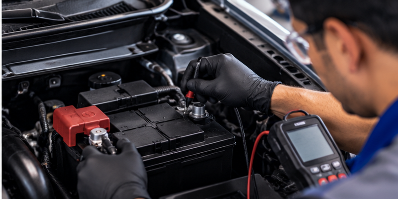 Hyundai battery testing