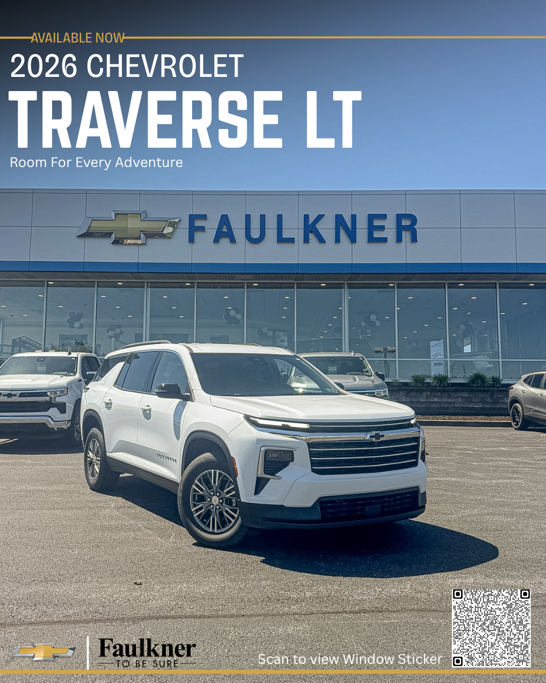 View this and other Traverse SUVs at Faulkner Chevrolet Lancaster today!