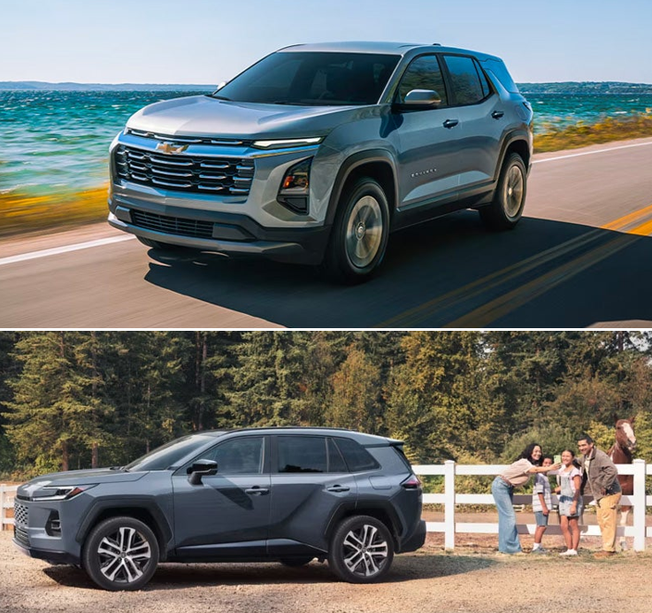 26 equinox vs rav 4