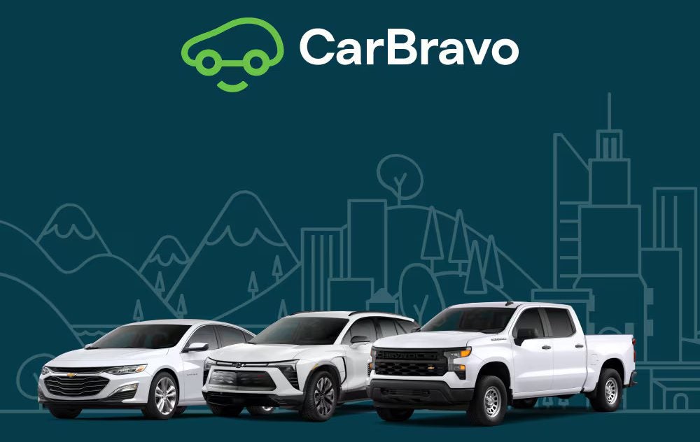 Chevy cars under the CarBravo logo