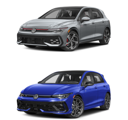 Golf GTI vs Golf R 400