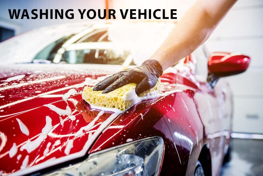 Washing Your Vehicle