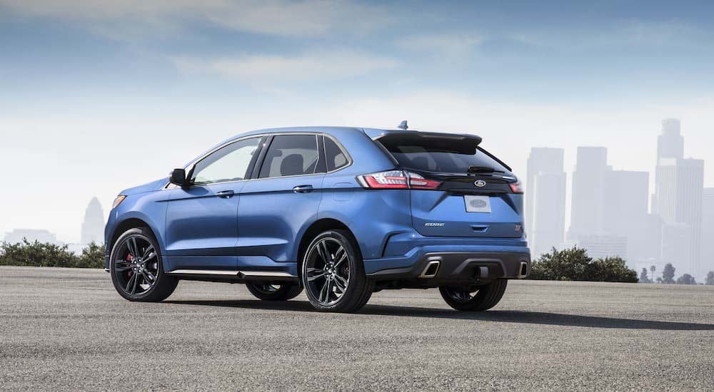 Evansville IN Used Ford Dealer Cincinnati OH - 2019 Ford Edge ST - Blue