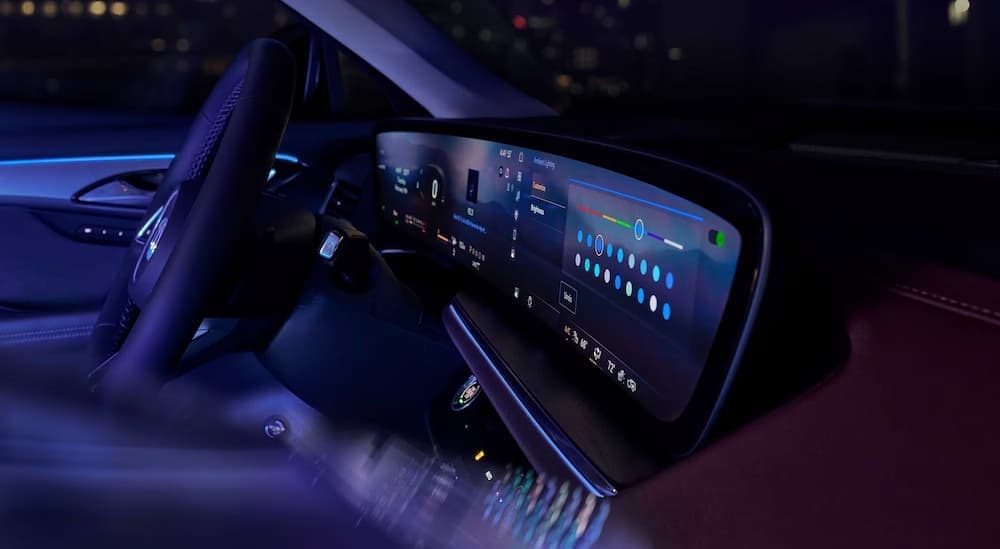 Black dash in a 2026 Buick Envision.