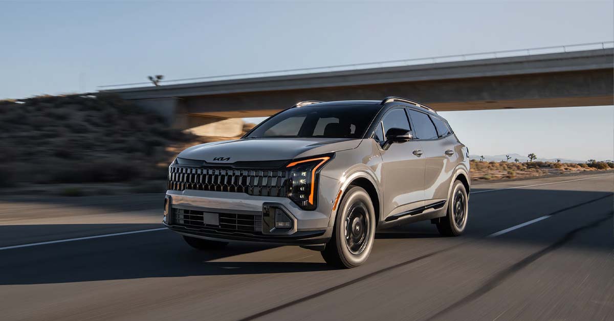 2026 Kia Sportage Driving On a Highway