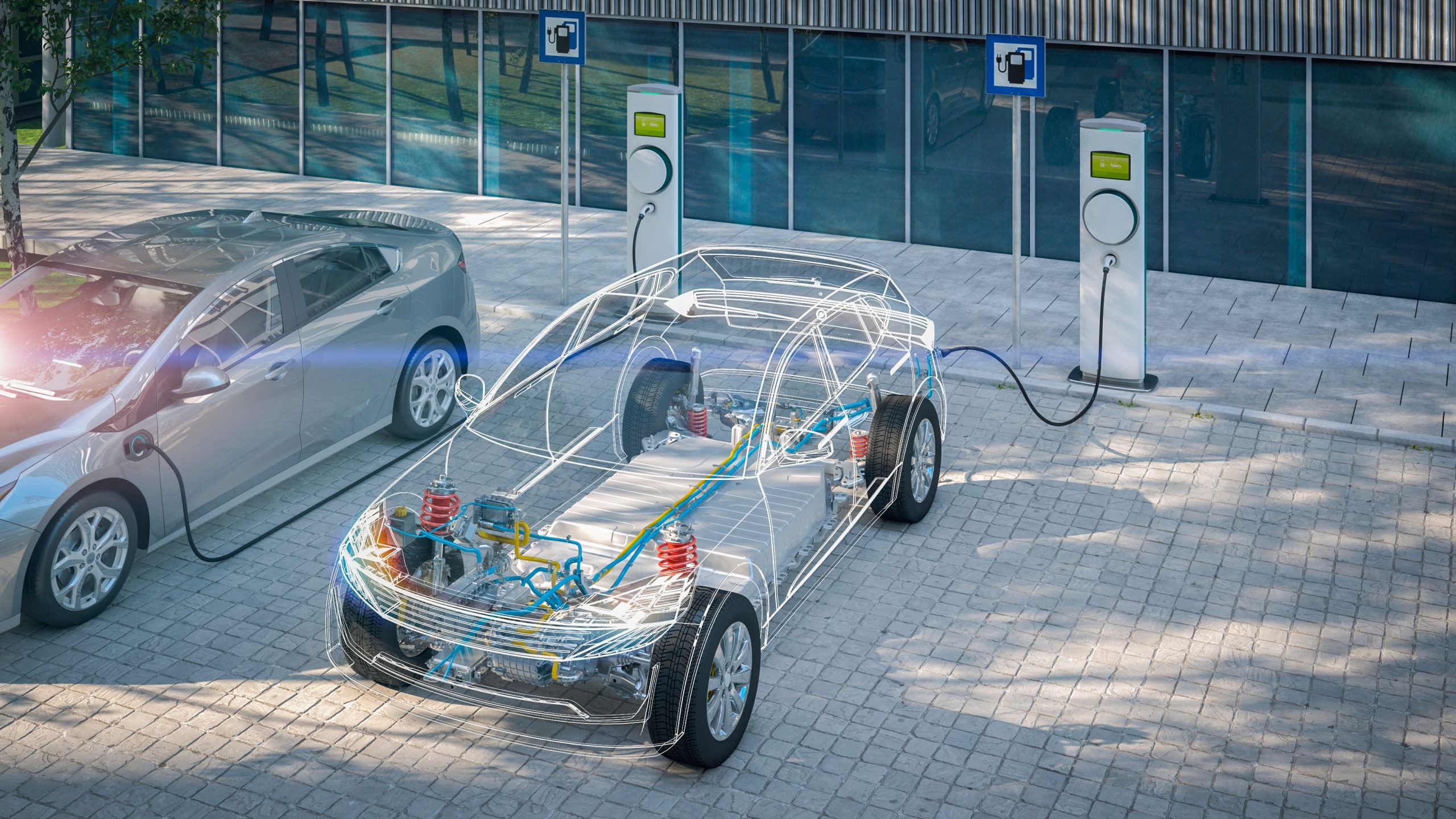 Electric vehicle charging station