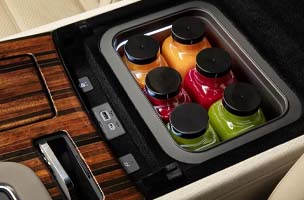  console refrigerator with freezer mode