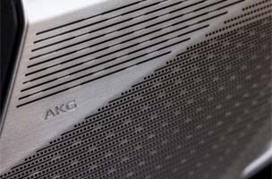 19-speaker akgstudio audio system with available dolby atmos