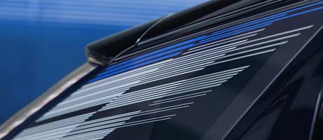 optiq-v rear quarter-window graphic