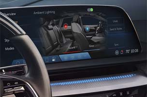 126-color dual-zone ambient lighting