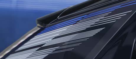 optiq-v rear quarter-window graphic